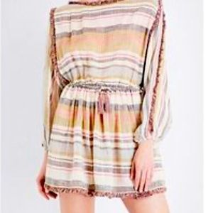 Zimmermann Linen Fringe Dress